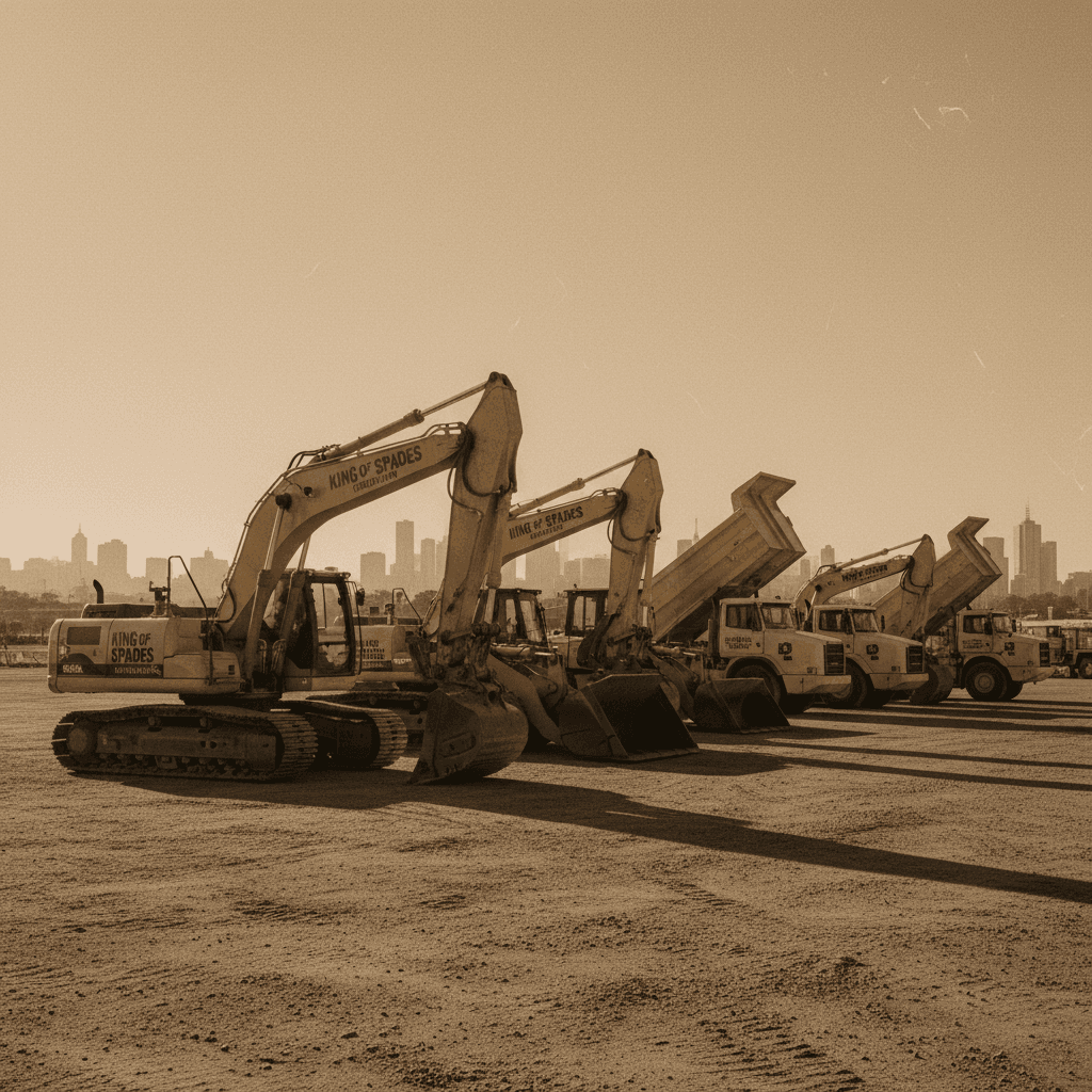 King Of Spades Excavation equipment fleet